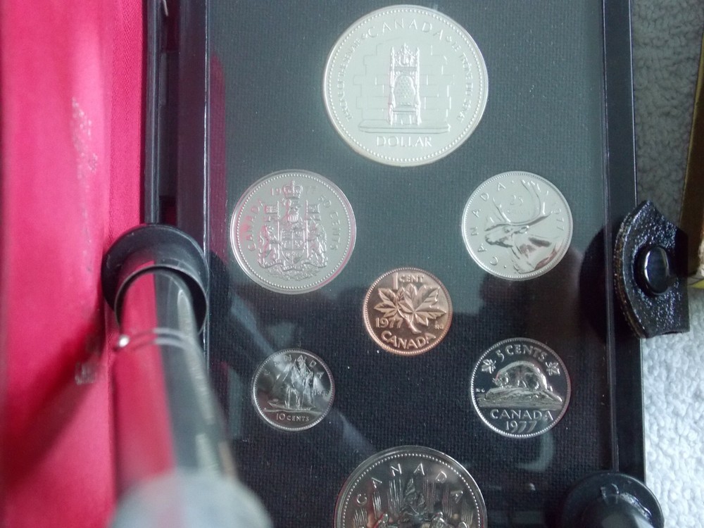Canada 1977 Double Dollar Proof Like Specimen Set with Silver dollar
