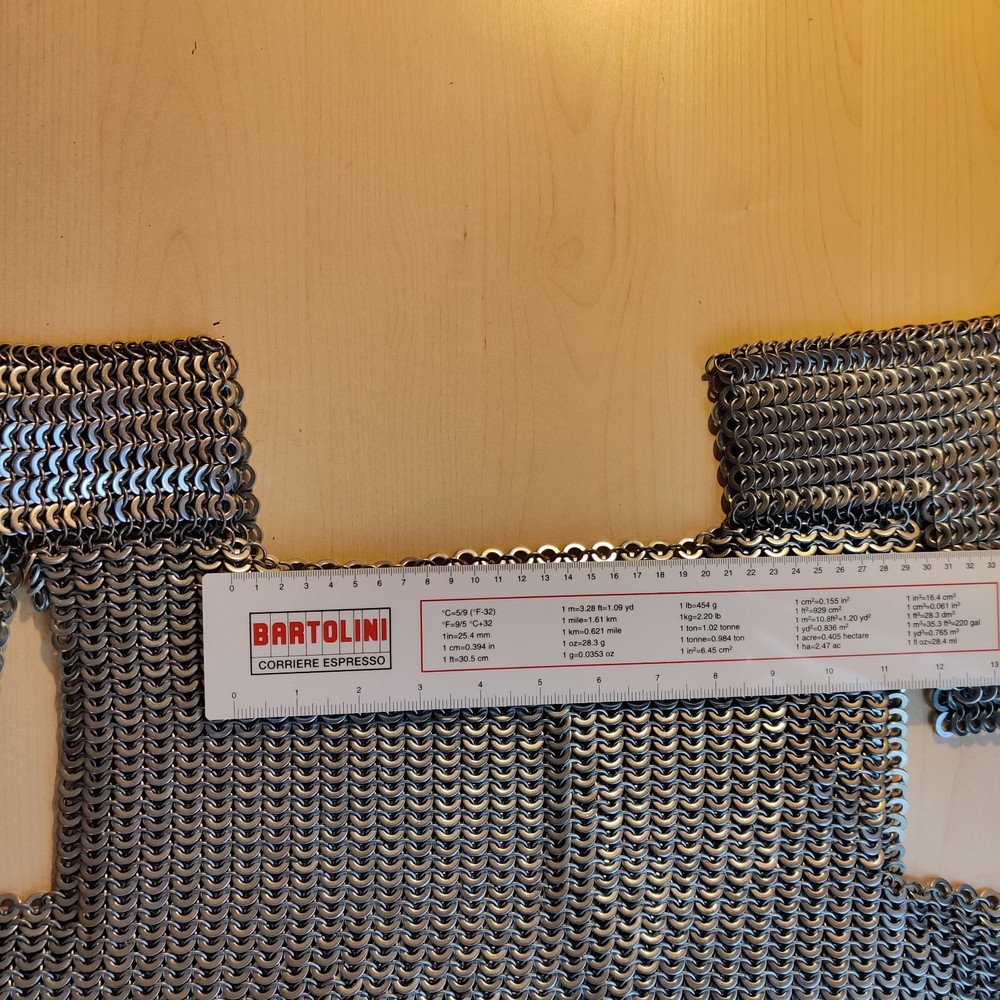 special construction knitting cotta - chain mail special construction