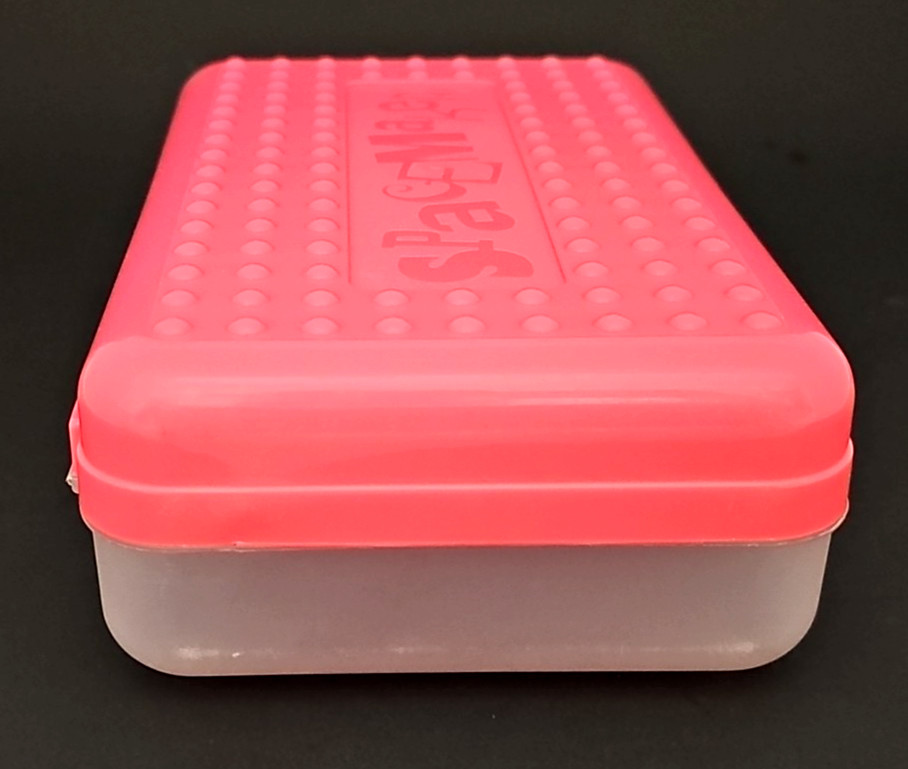 Vtg. Pink SPACEMAKER Pencil Box Eldon Storage Container