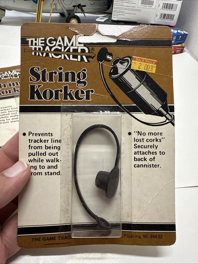 The Game Tracker String Korker Prevents Tracker Line From Being Pulled Out RARE