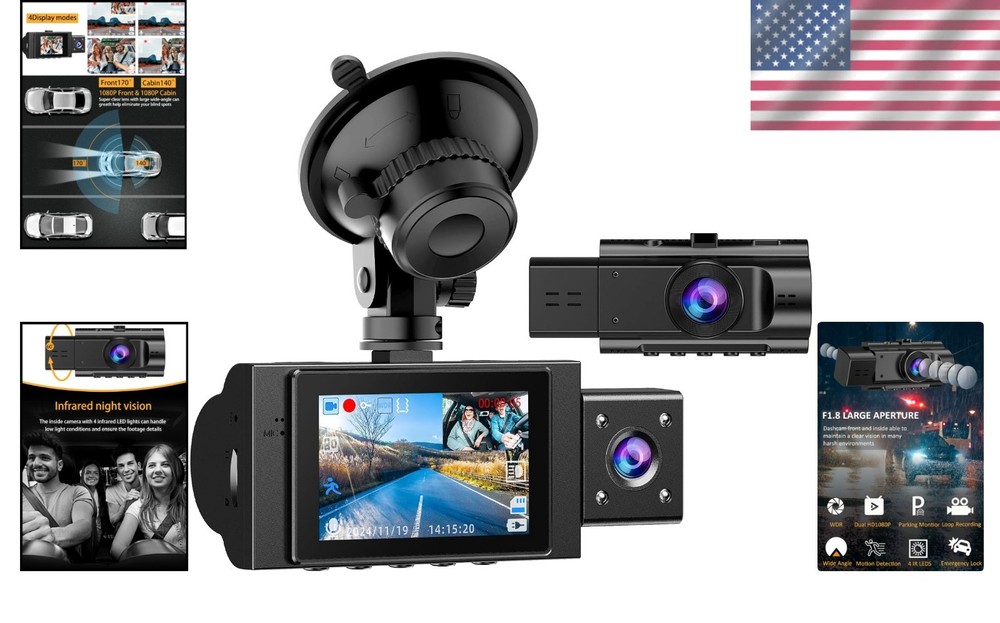 Infrared Night Vision Car Camera Recorder