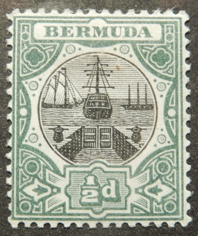 Bermuda Scott # 32, Mint Original Gum (HR)