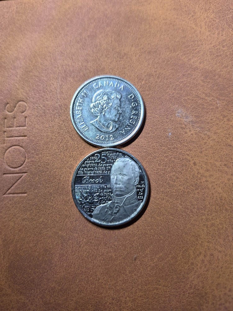 CANADA 25 Cents--Quarter 2012