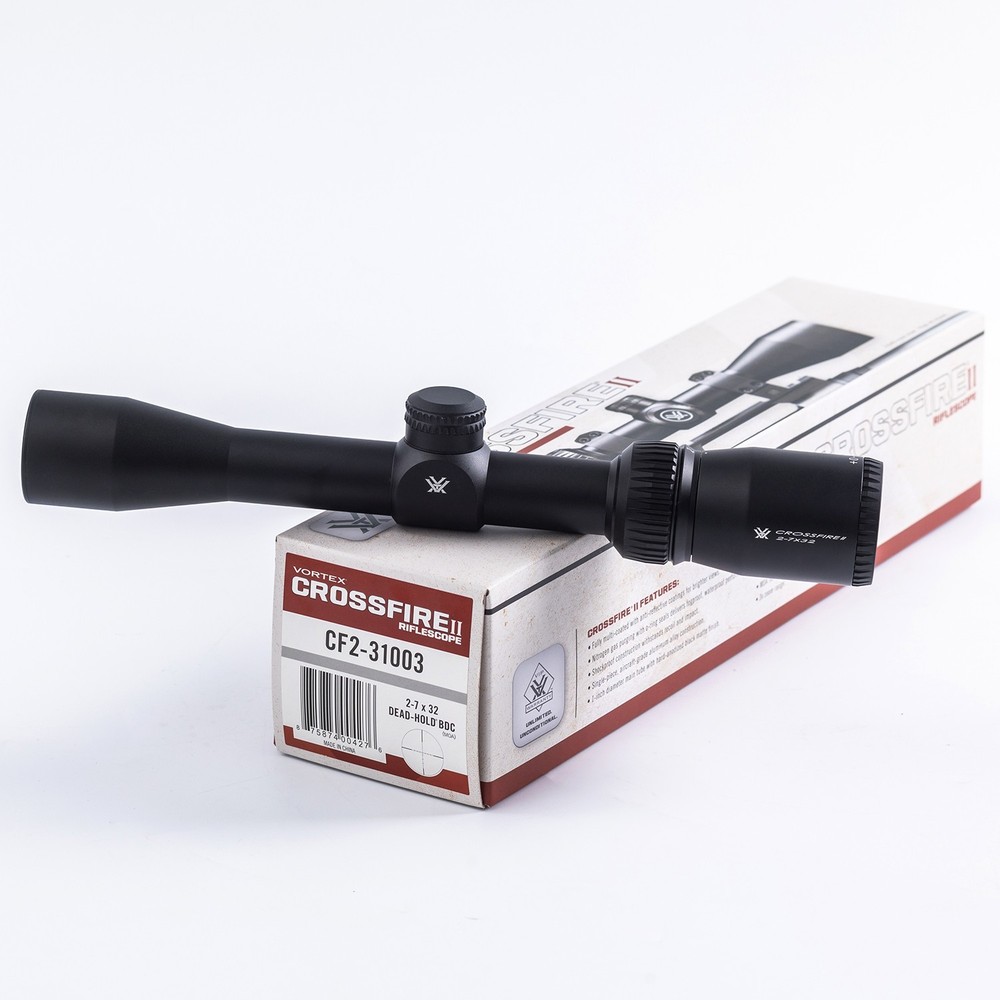 Vortex Crossfire II 2-7x32 Riflescope (Dead-Hold BDC MOA Reticle)