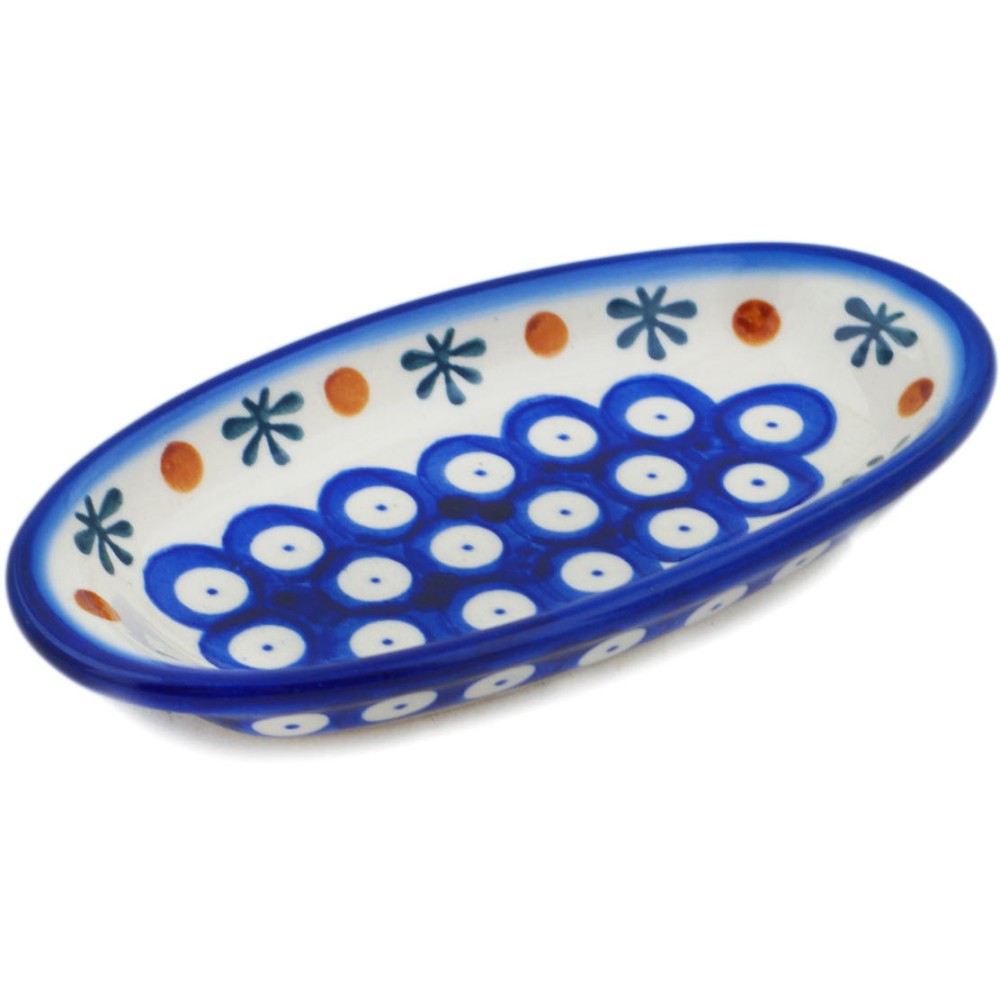 Polish Pottery Condiment Dish 6" Mosquito