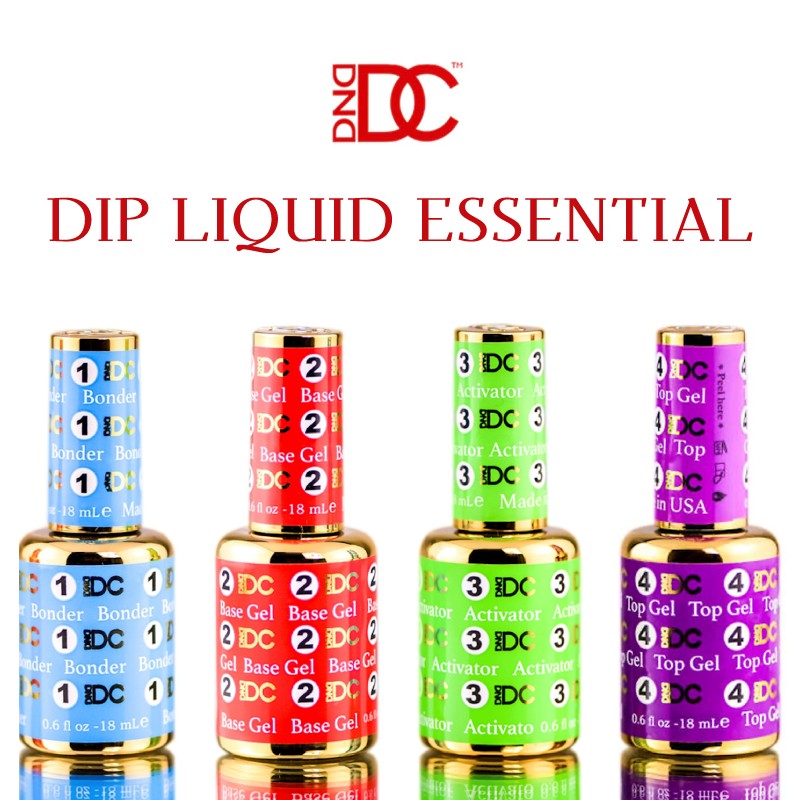 DND DC Dip Liquid Essential STEP 1, 2, 3, 4 - YOUR CHOICE