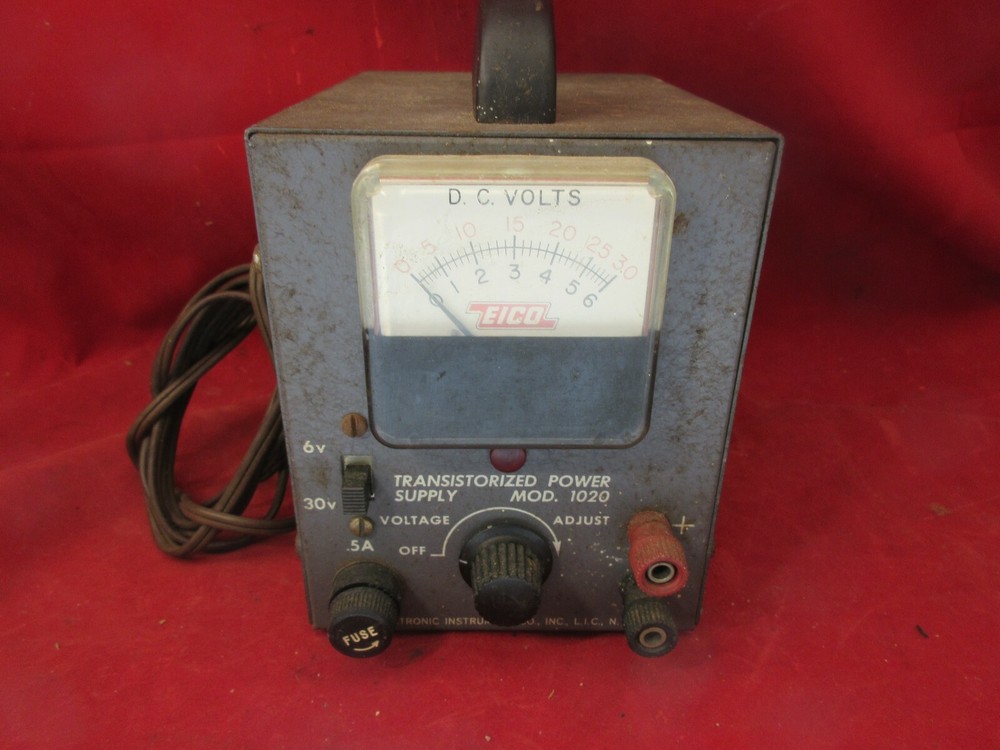 Vintage EICO Model 1020 Transistorized Power Supply