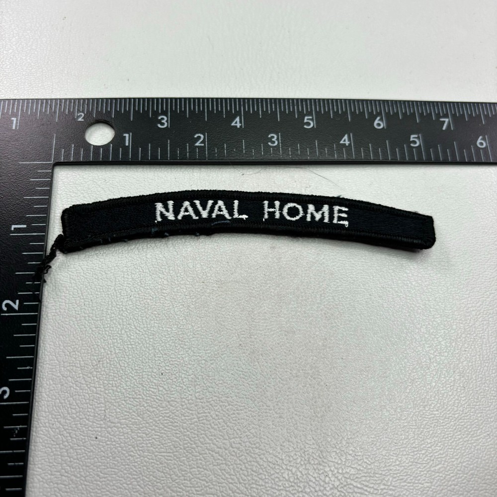 US Navy NAVAL HOME Tab Patch (Rocker)20MQ