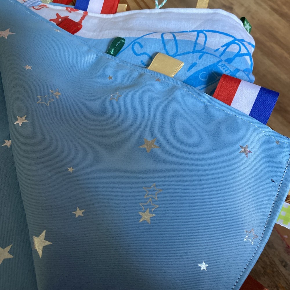 Handmade Blanket Taggie Thomas the tank engine