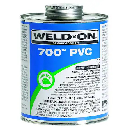 Weld-On 13969 Pvc Clear Regular Bodied Pint