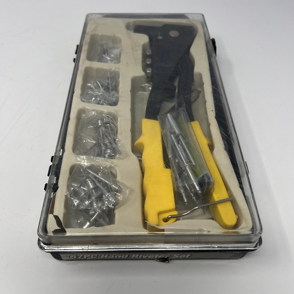 PERFORMANCE TOOL W2017C Hand Riveter Set - Rivet Set with Rivets Works Great