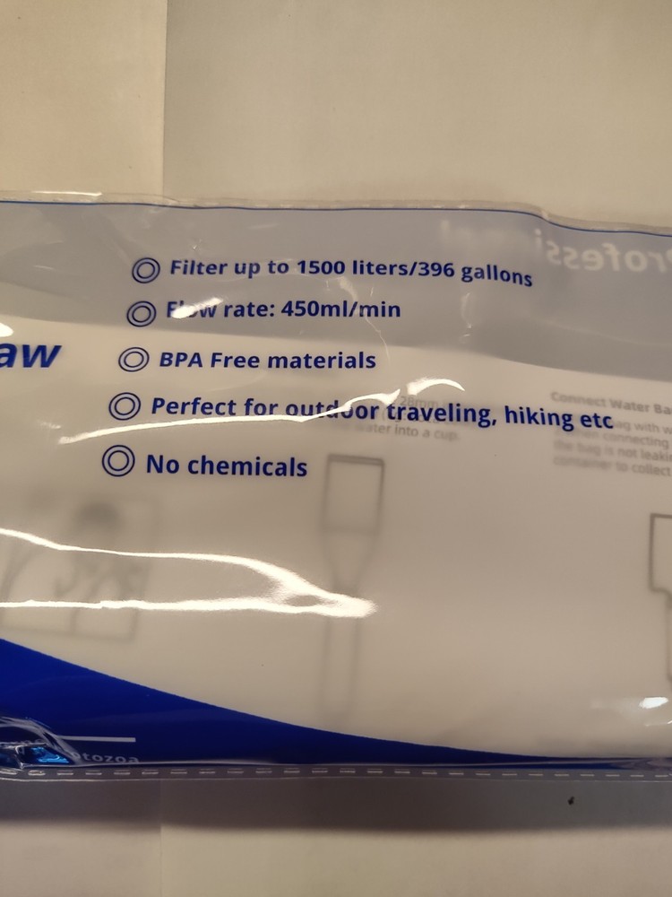 Professional Personal Water Filter Straw