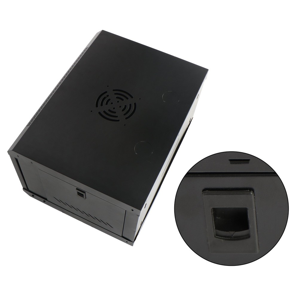 6U 15.5" Deep Server Rack Cabinet Wall Mount w/Door Lock for Secure Networking