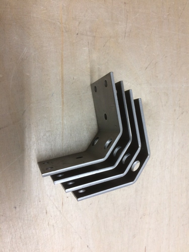 Table Leg Brackets Corner Angled Set of 4
