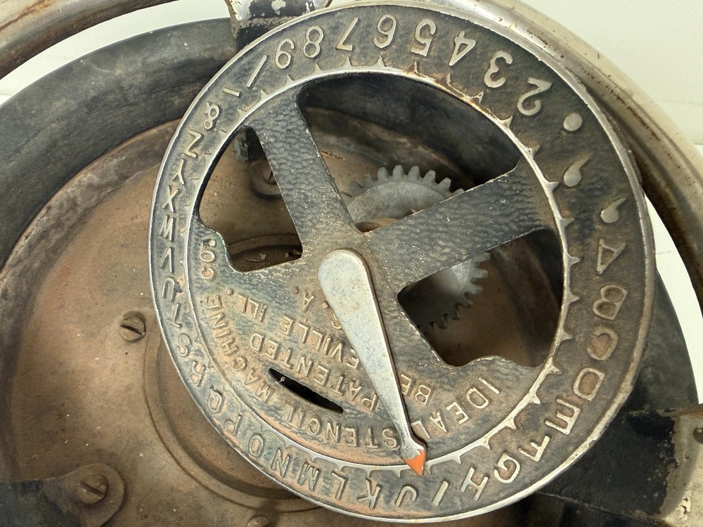 Vintage Ideal Stencil Machine No. 2