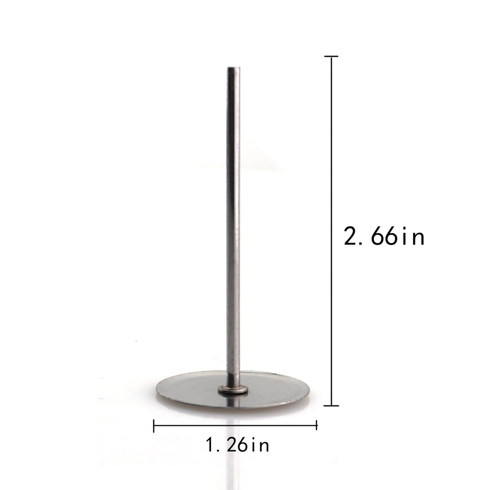 4 PCS Cake Heating Sticks Silver Baking Nails 14.5x3 cm Decorating Tool