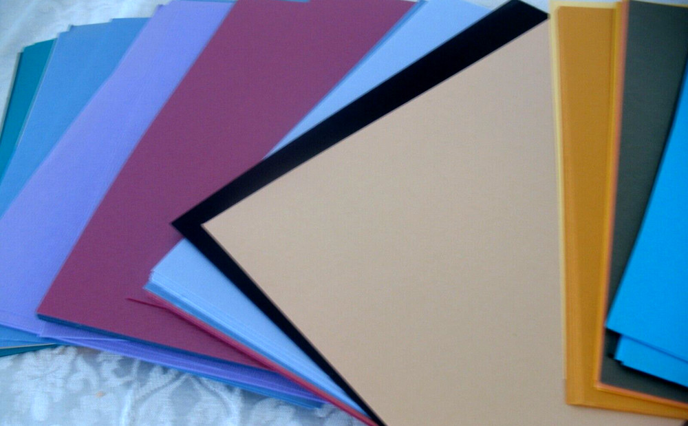 Stampin Up Solid Colors Cardstock - (24) 8.5x11 Sheets