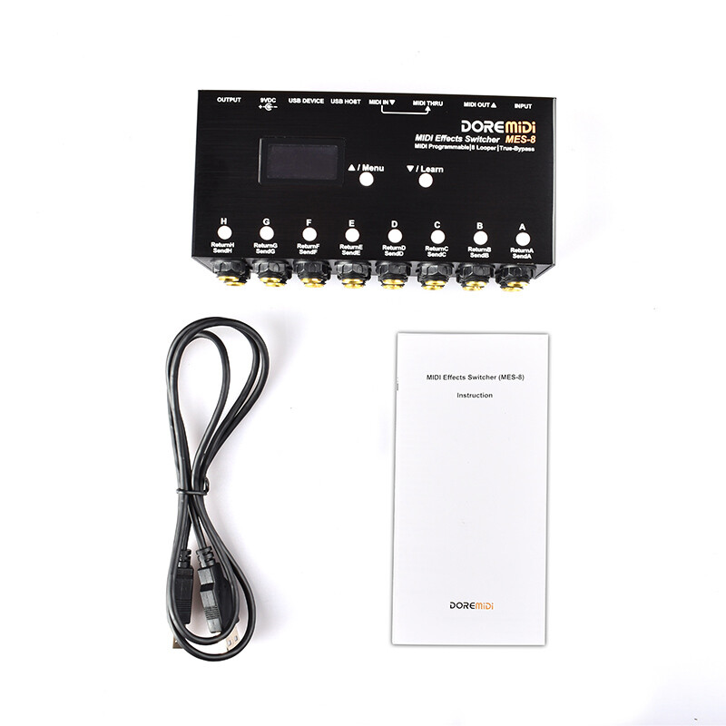 DOREMiDi MIDI Effects Switcher MES-8 controller