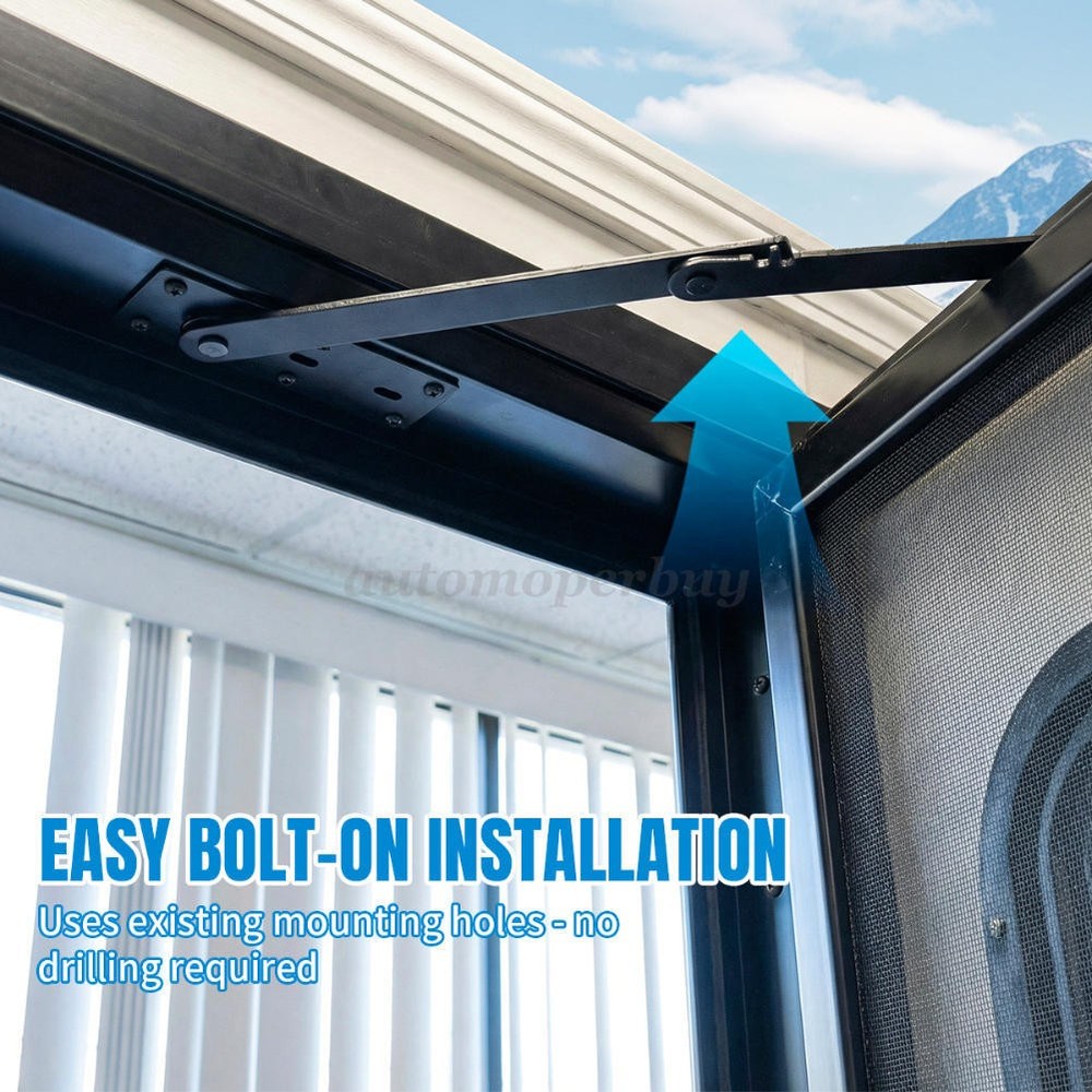 Upgrade For RV Door Check Hinge - Door Catch Stop with 2" Thick Entry Doors