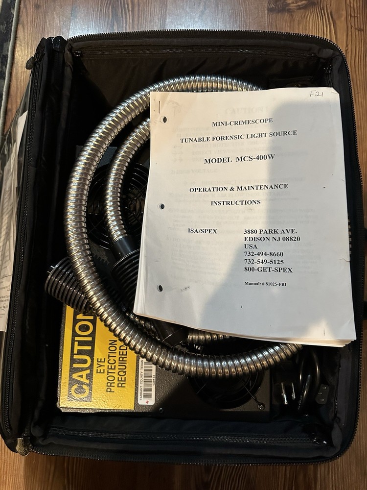 SPEX / Horiba Mini-CrimeScope MCS-400 Forensic Tunable Light Source