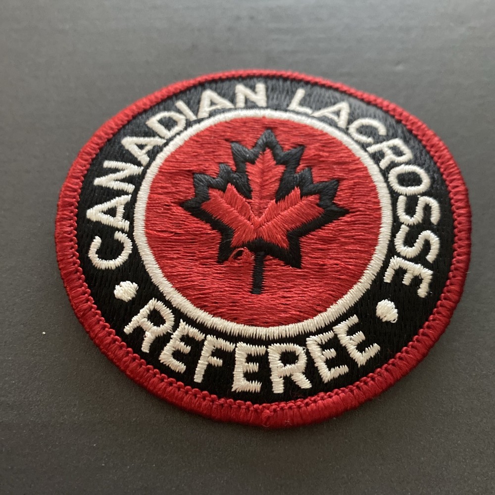 VTG CANDIAN LACROSSE REFEREE Iron On Patch