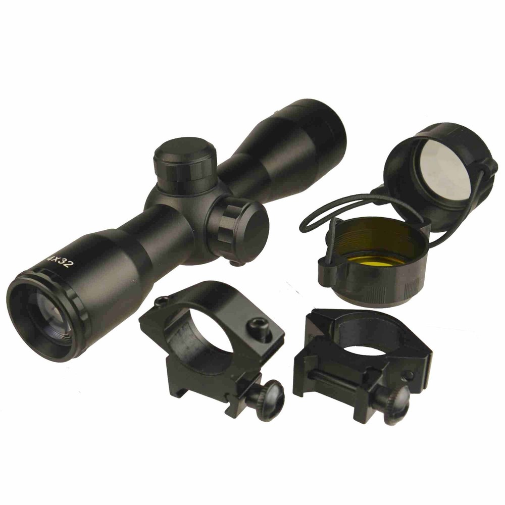 P4 mm Compact Scope With Low Profile Weaver Rings