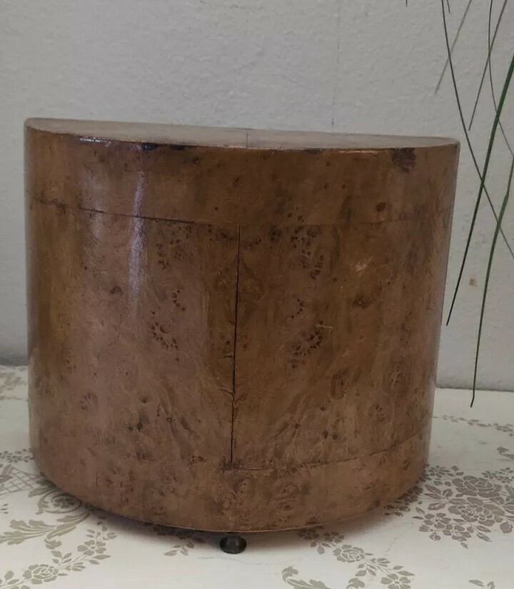 Cigarette holder, box, antique root box 1940s