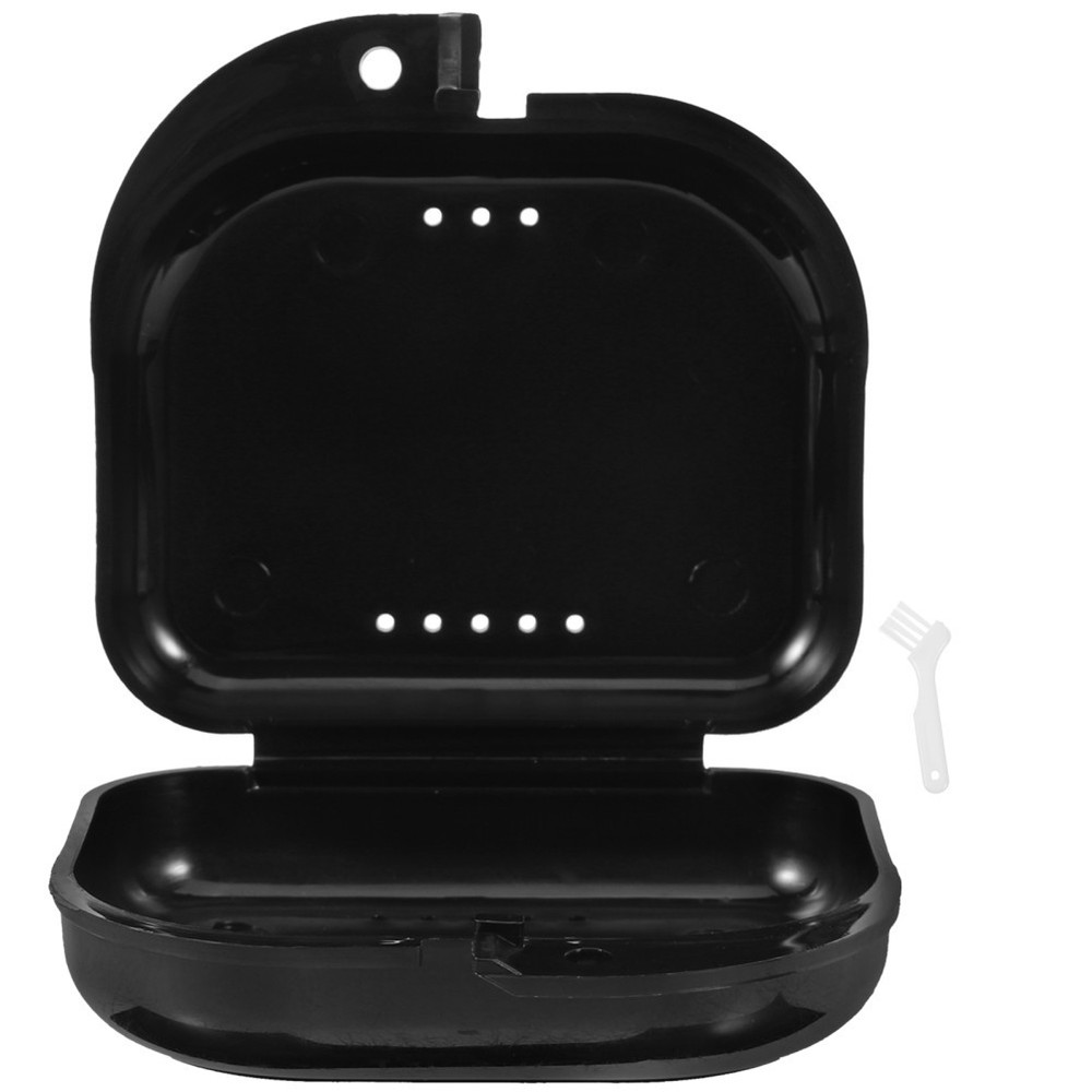 1 Set Denture Box Brace Case Small Denture Container Storage Boxes Retainer