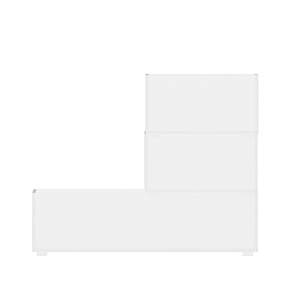 Brody Desktop Storage Organizer, Stack and Slide Plastic Organizer Tray, Orga...