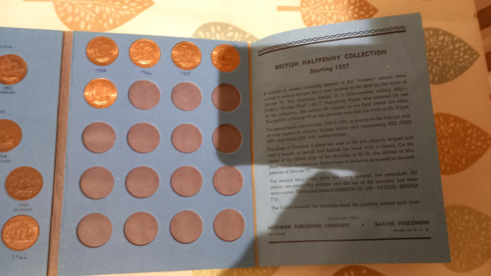 Whitman Halfpennies Set