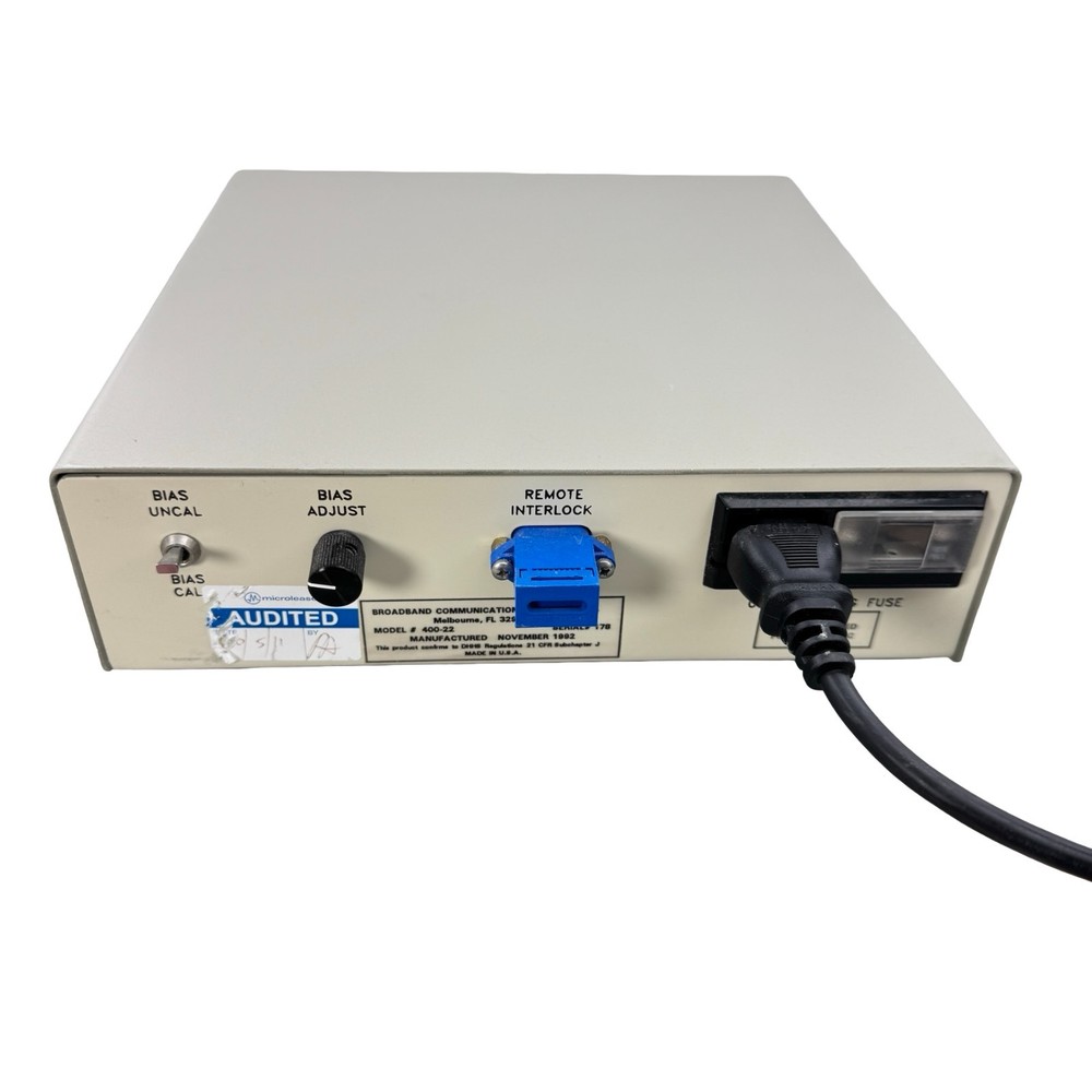 Broadband Communication Laser Transmitter Model 400