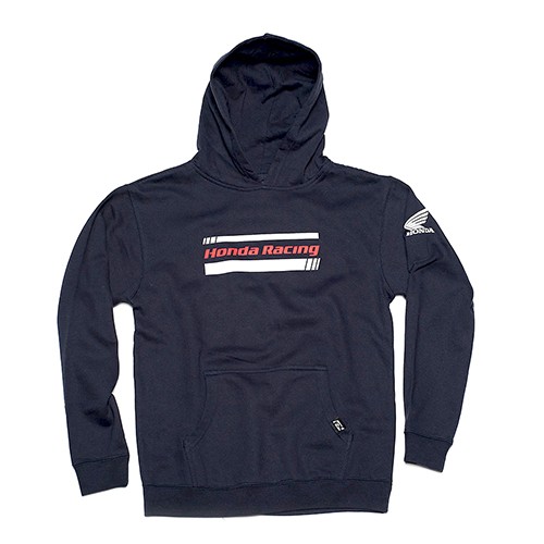HONDA STRIPES youth pullover / navy  XL