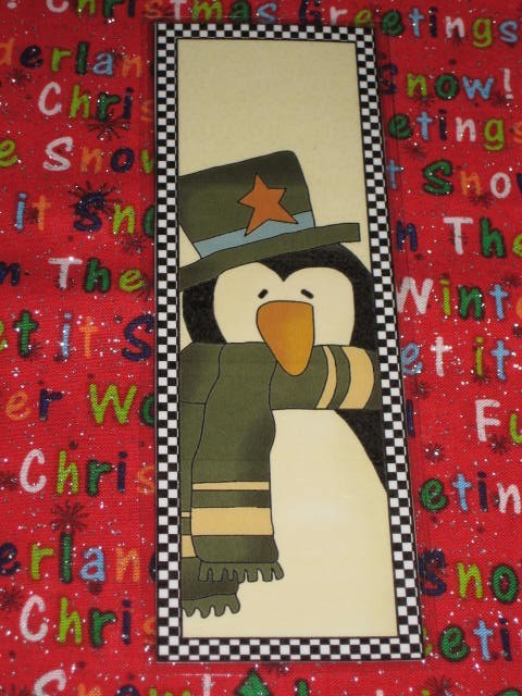 PRIMITIVE PENGUIN LAMINATED BOOKMARK