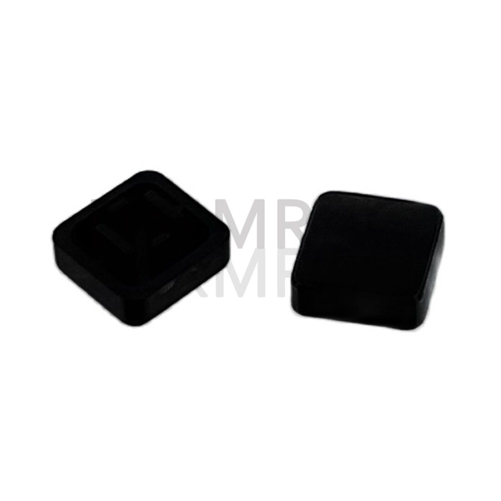 50pcs Push Button Cap Black/White for 10*10 Square Micro Tactile Button Switch
