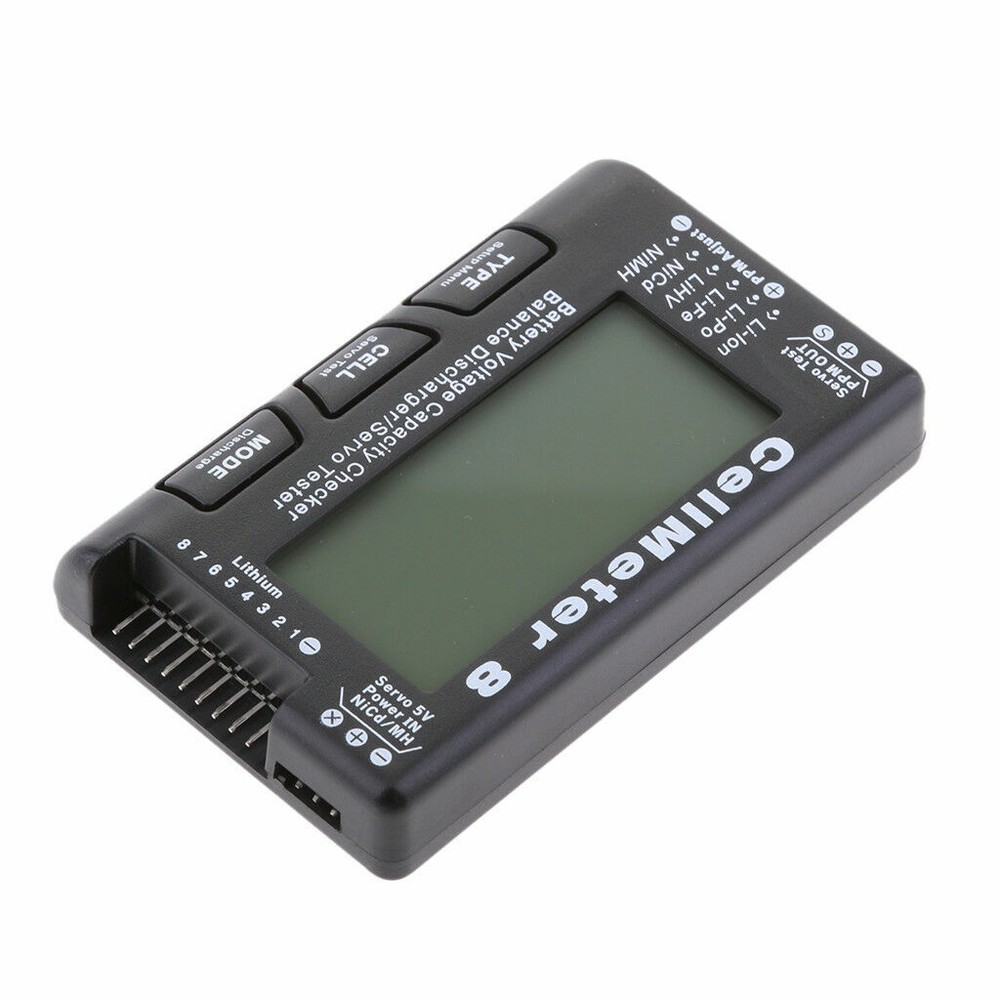 CellMeter 8 8 Multifunctional Digital Power Servo Tester 2S-8S