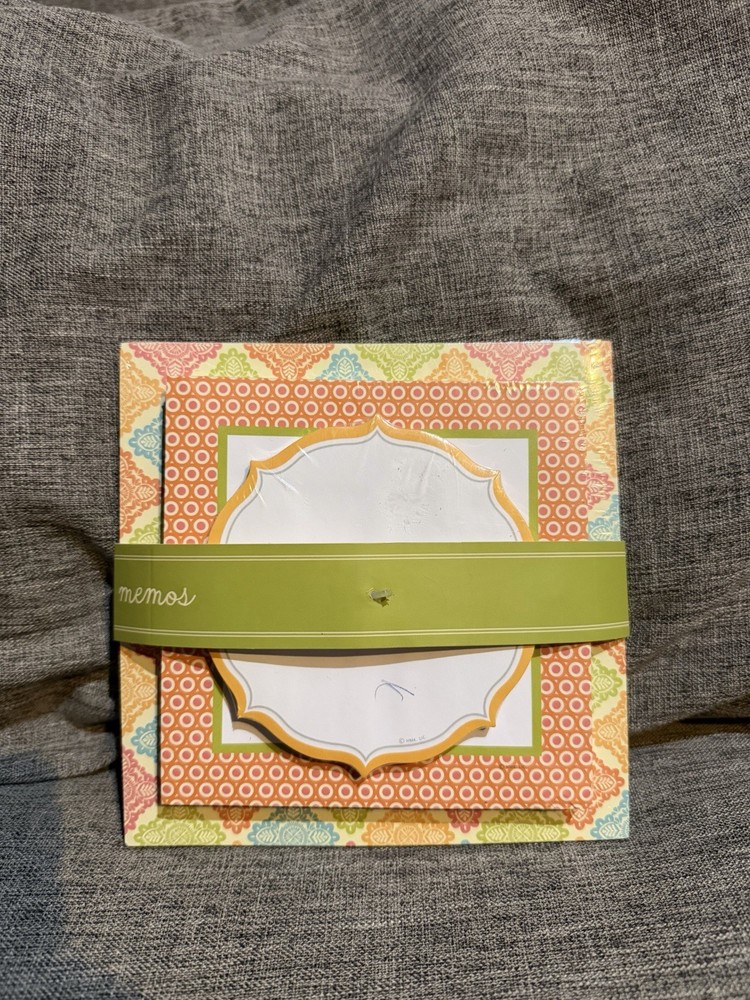 Hallmark Memo Pad Set New Sealed Missing Pen