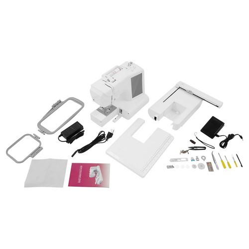 Automatic Embroidery Machine Computerized Sewing Machine with 7 Inch Screen