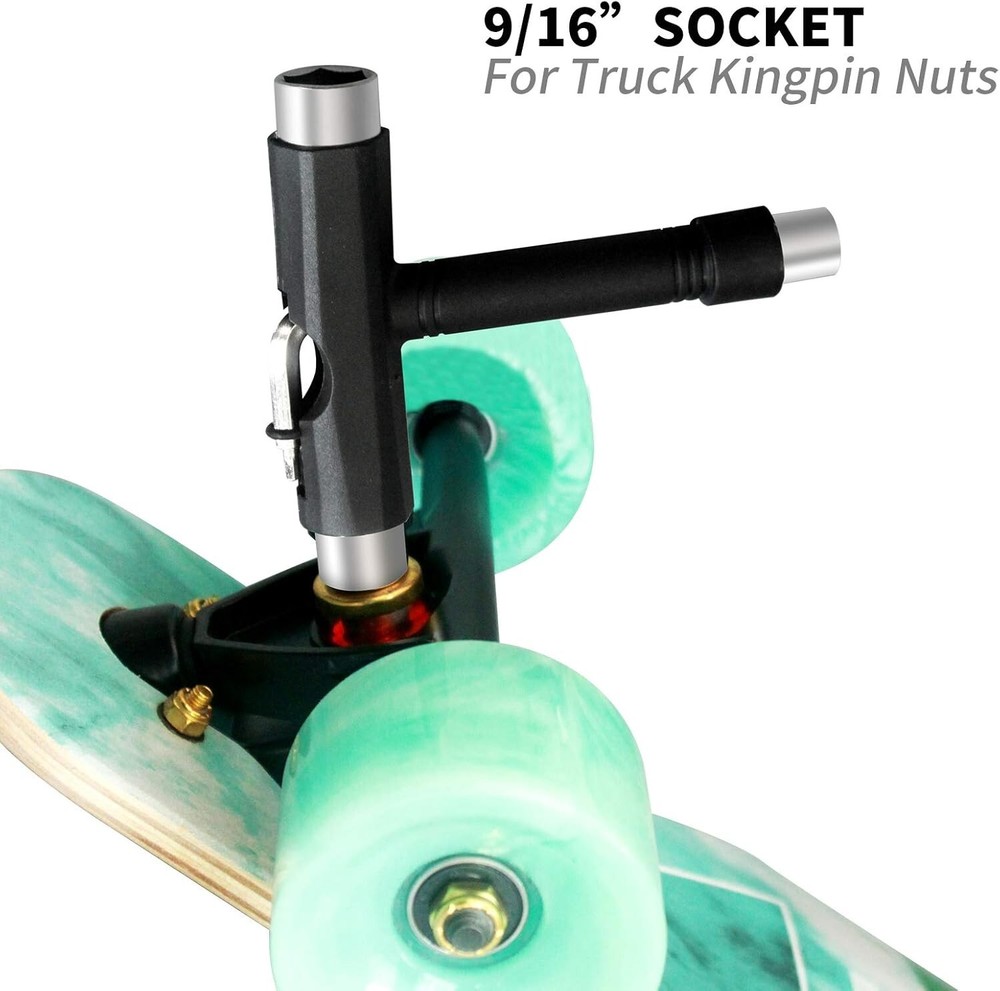 Skateboard Tool All in One Skate Tool Multifunctional Portable Skateboard Tools