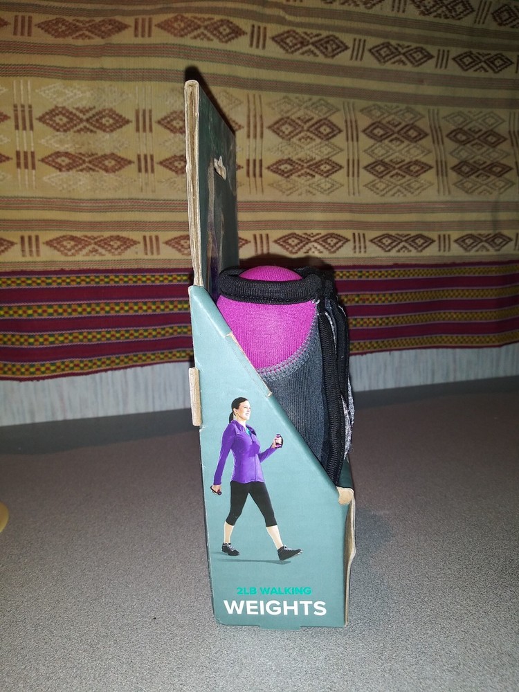 Gaiam Restore 2LB Comfortable Mesh Strap Walking Weights