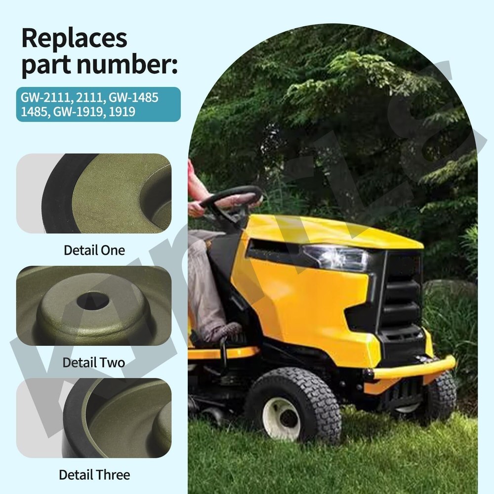 Troybilt Horse Tiller 3.75" Reverse Disc - Lightweight & Durable Rubber Material