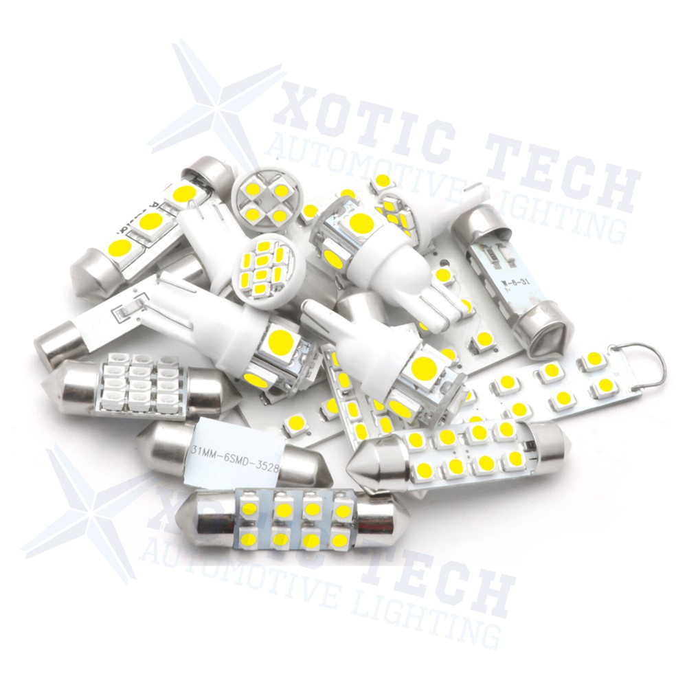 2006-2012 8-Light White LED Interior Light Package for Honda Civic Sedan & Coupe