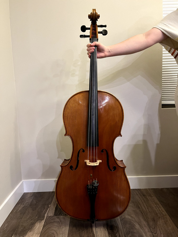 Cello, Bow and Case for Sale