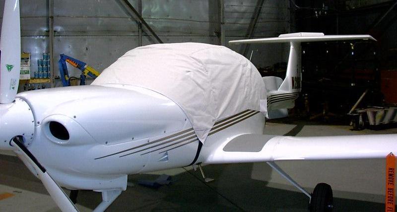 Diamond DA40 windshield and cabin cover