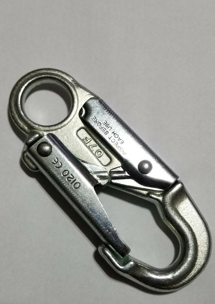 6-PACK Double locking Rope Snap Hook (3600 LBS gate strength)