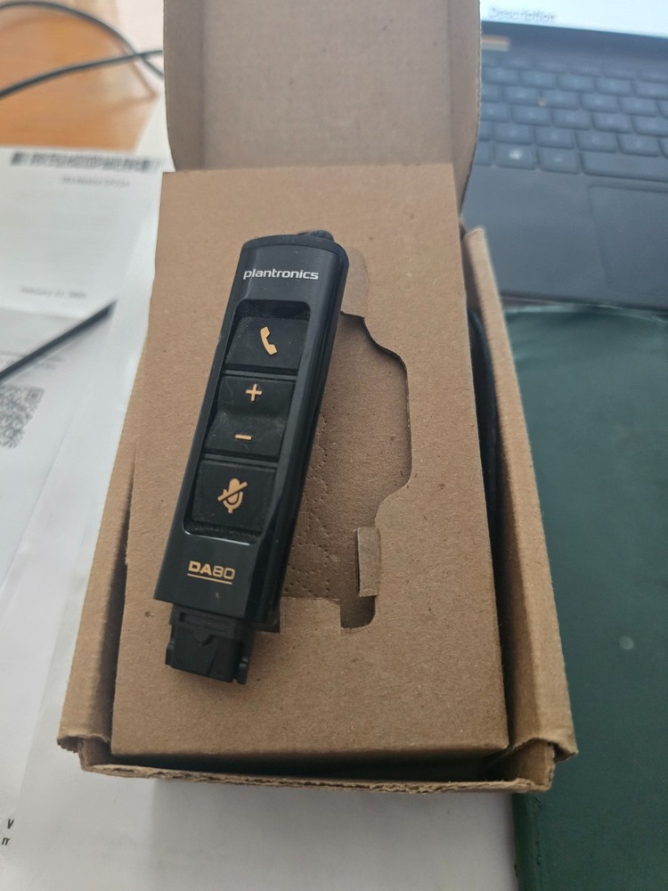 Plantronics DA80 USB Audio Processor Telephone Headset New