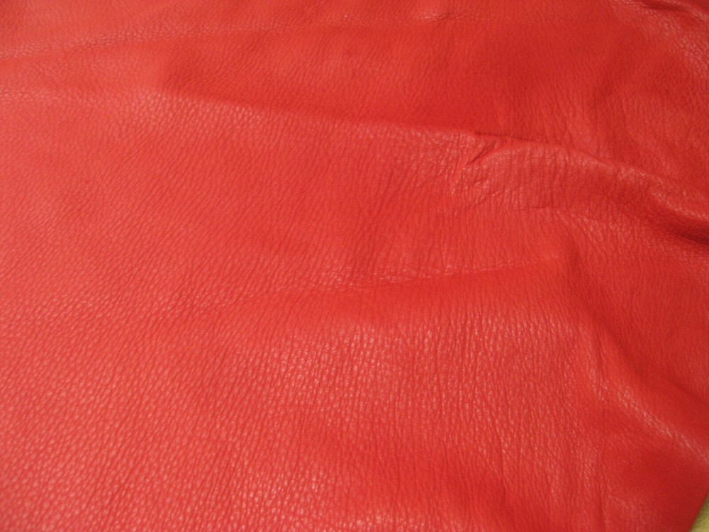 Top Grain Red Deer Leather #0009642 Row 60