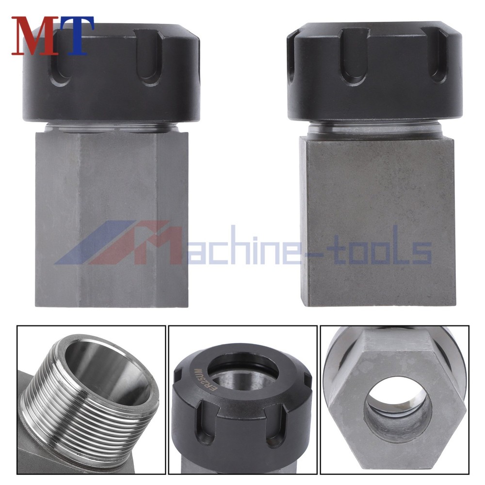 Industrial ER-25 Hex & Square Collet Blocks for Machine