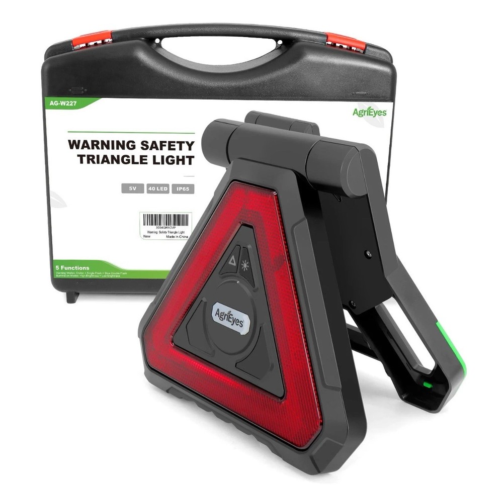 Emergency Road Triangle Light