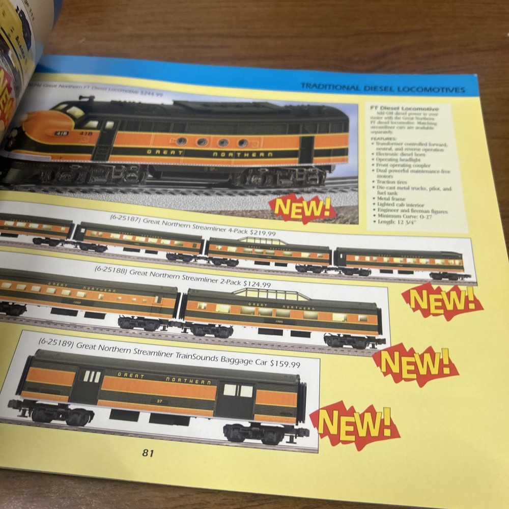 2007 Volume 1 Lionel Trains Catalog
