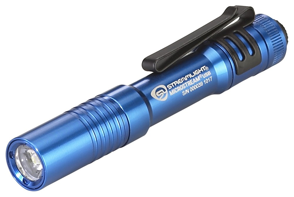 ✅ NEW Streamlight MicroStream® USB LED Pocket Light Flashlight Blue 66603 ✅